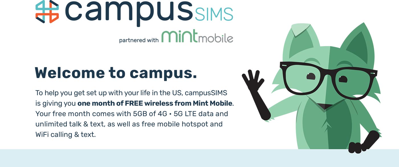 Welcome to campus graphic