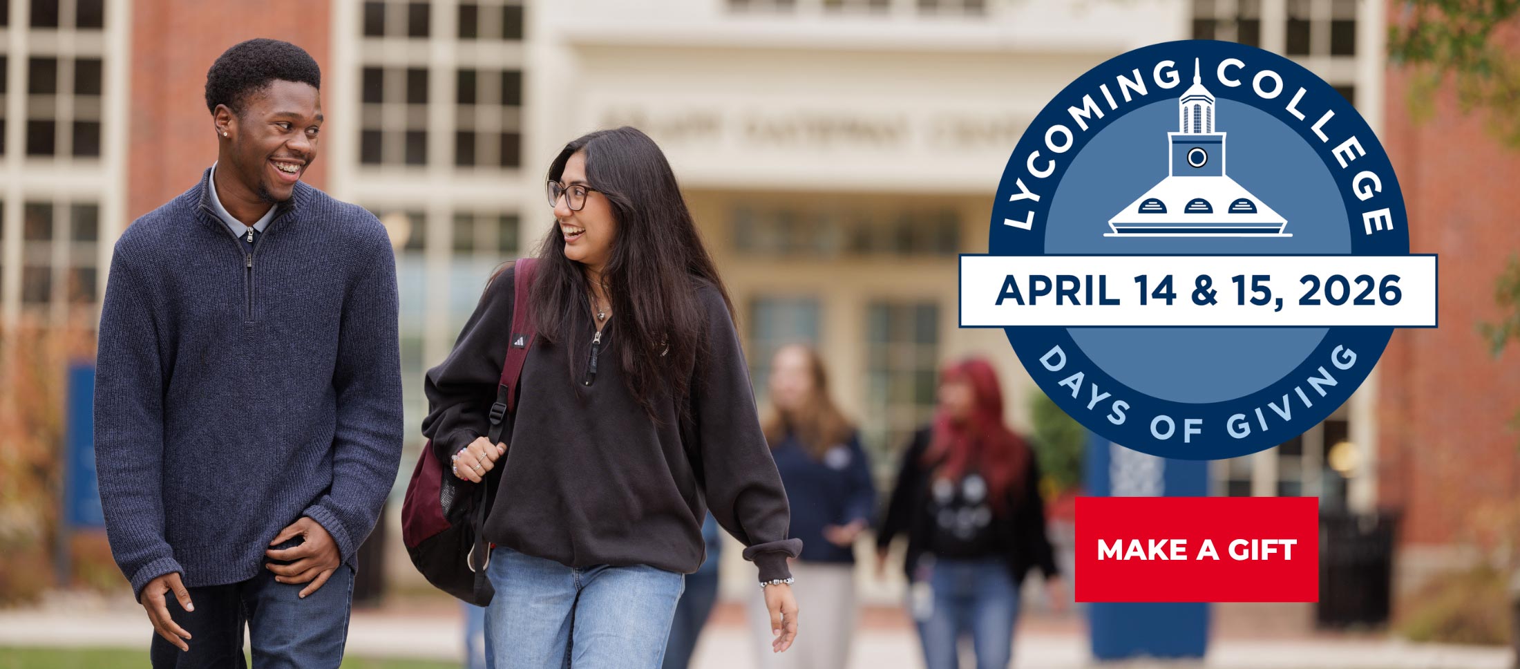 Lycoming College Days of Giving - April 14 and 15, 2026