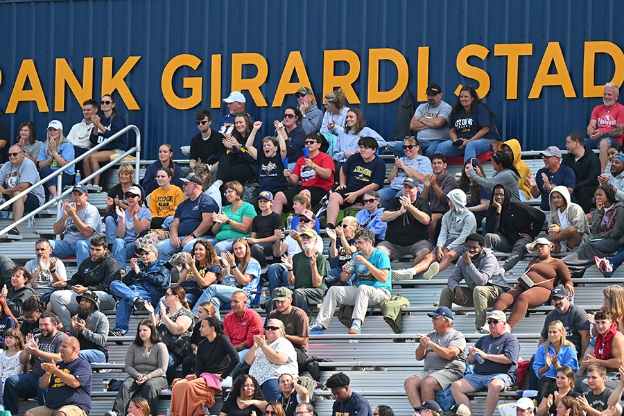 Fans at a Lycoming football game