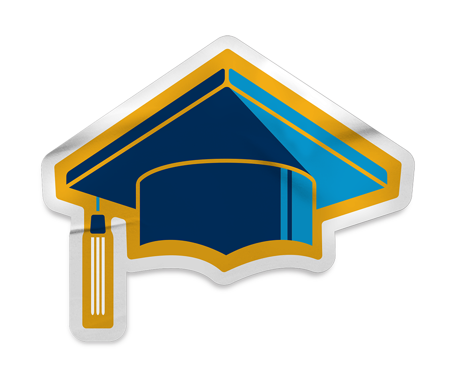 Decoration Sticker: Graduation Cap