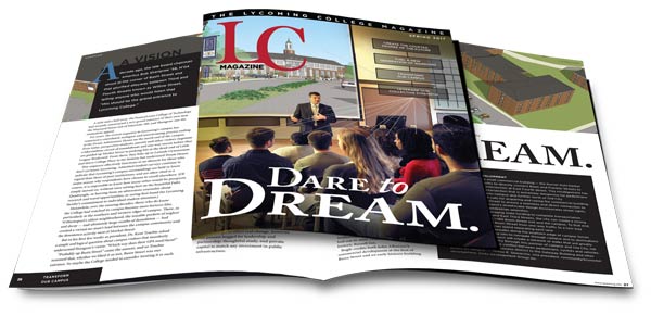 The 2017 spring issue of the Lycoming College Magazine
