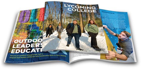 The 2023 spring issue of the Lycoming College Magazine