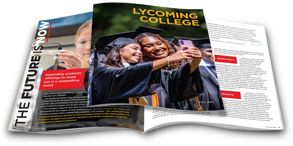 The 2025 Fall issue of the Lycoming College Magazine