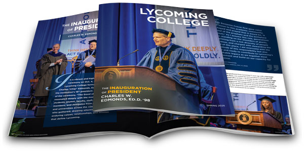 The 2026 spring issue of the Lycoming College Magazine