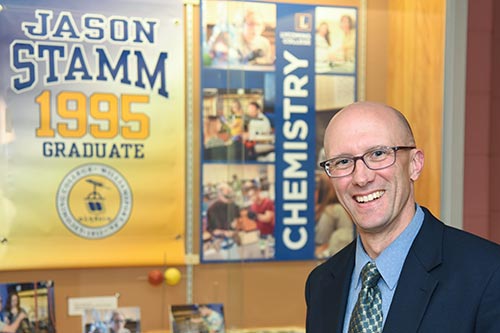 Dr. Jason Stamm at his Number Retirement Ceremony