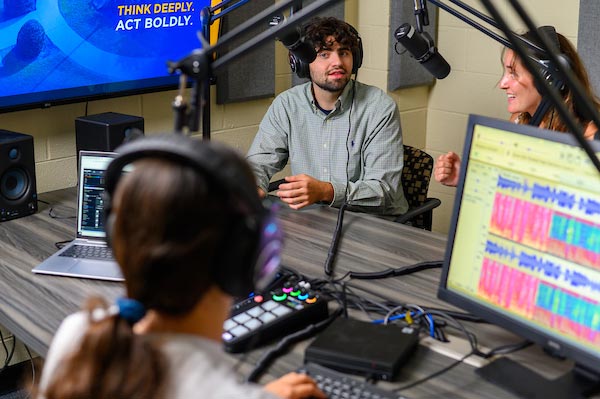 Lycoming College Podcast Booth