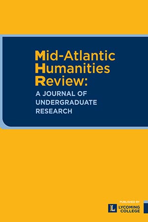 Mid-Atlantic Humanities Review Cover