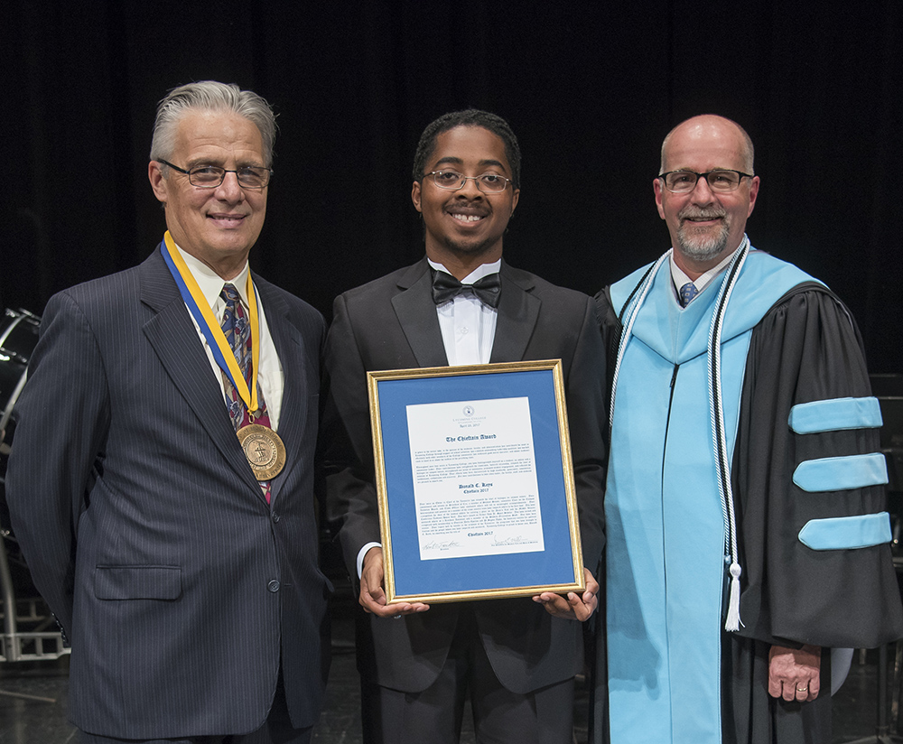 Keys earns Chieftain Award, Lycoming College's highest honor