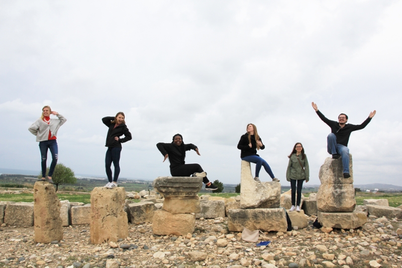 Lycoming students study abroad at the Cyprus American Archaeological Research Institute