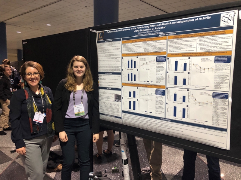 Lycoming graduate presented research poster at the Society for Neuroscience