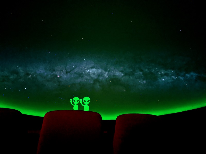 The search for Little Green Men in the night sky