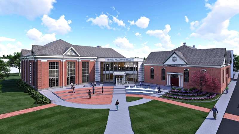 Lycoming College breaks ground on new music building