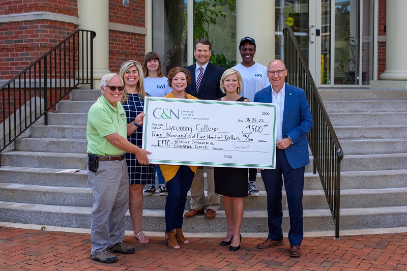 Lycoming College receives $4,500 to support the Waterdale Environmental Education Center 
