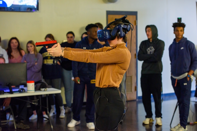 Virtual reality police training offers real-world experience at Lycoming College