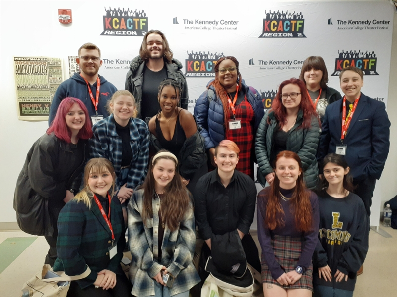 Lycoming College theatre students honored at Kennedy Center American College Theatre Festival