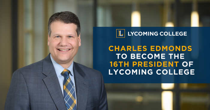 Lycoming College names Charles Edmonds as its 16th president