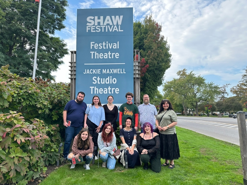 Theatre students participate in professional workshops and conversations at the 2025 Shaw Festival