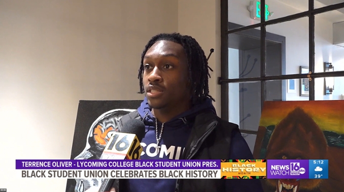 WNEP: Lycoming College Black Student Union kicks off Black History Month with poetry, art events