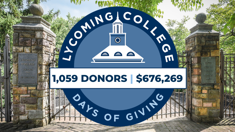Lycoming College raises $676,269 during eighth annual Days of Giving