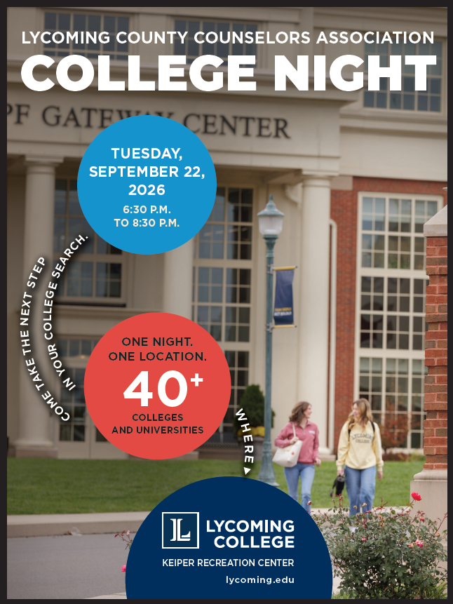 College Night brings 40+ colleges and universities to Lycoming on Sept. 22