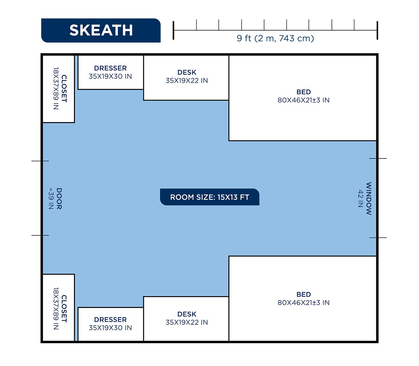 Skeath room layout